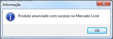 Produto anunciado