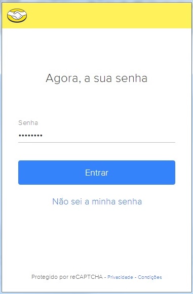 Senha do Mercado Livre