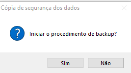 Backup obrigatório antes da replicação