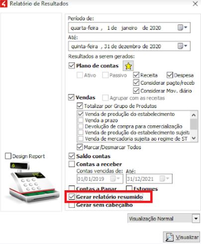 Relatório de Resultados resumido
