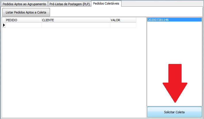 Botao Solicitar Coleta