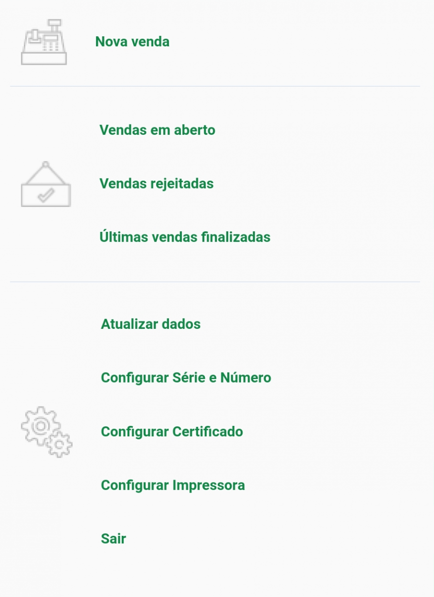 Gerenciador de NFC-e