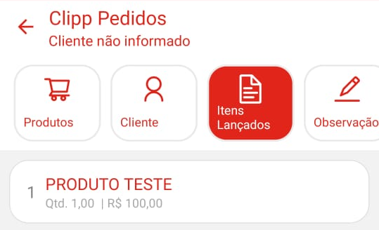 Itens lançados