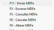 Enviar MDF-e à SEFAZ