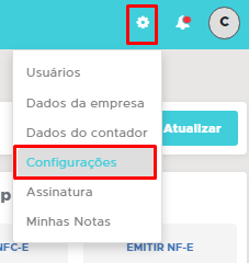 Configurações gerais do MDF-e