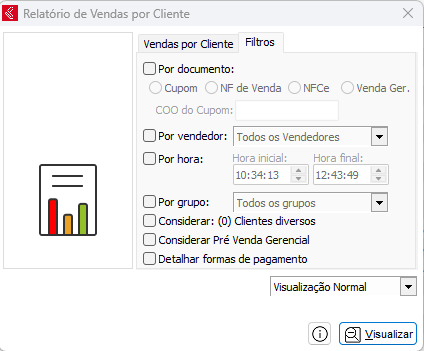 Relatório Vendas por Cliente
