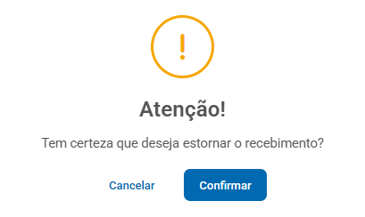 Conta pendente após estorno