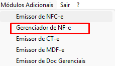 Gerenciador de NFe