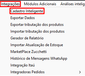 Cadastro Inteligente avançado