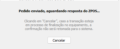 Continuar na maquininha