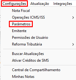 Configurações e Parâmetros no ClippStore