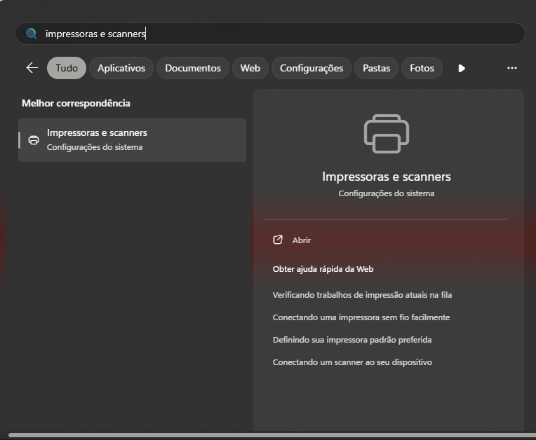 Impressoras e Scanners