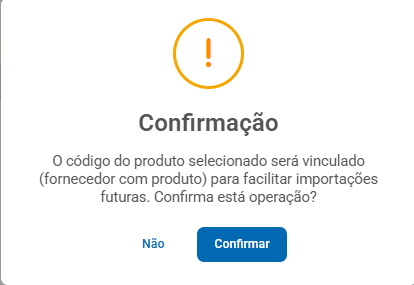 Confirmação de parametrização
