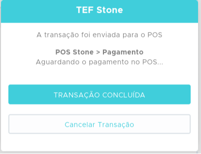 POS integrado Stone