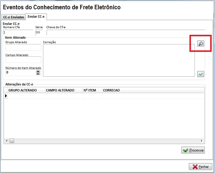 Carregar o XML do CT-e