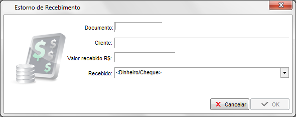 Estorno de recebimento