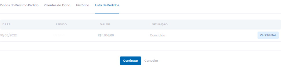 Guia Lista de Pedidos