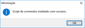 Conferência do nome do arquivo de Script