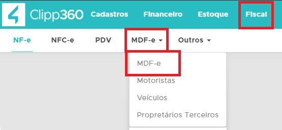 Emissão do MDF-e