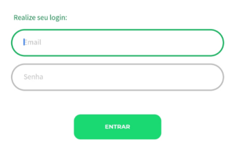 Tela de login do ClippFácil